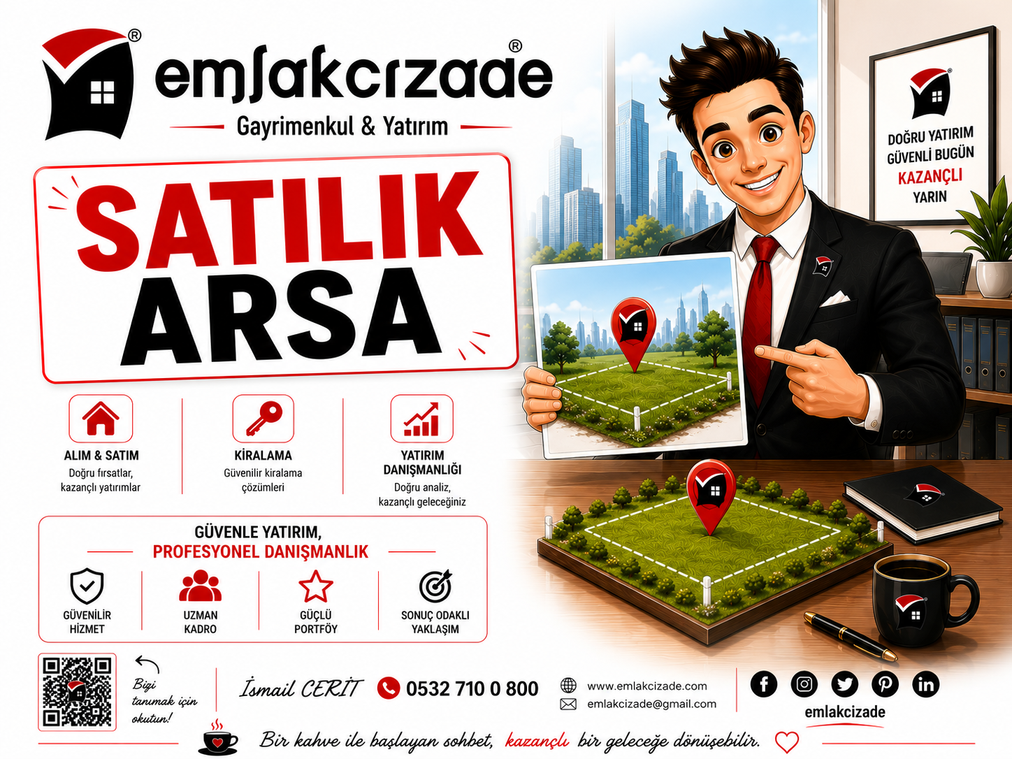 Temelli Yenihisar'da köşebaşı 776 m'2 Tek tapulu İmarlı Arsa
